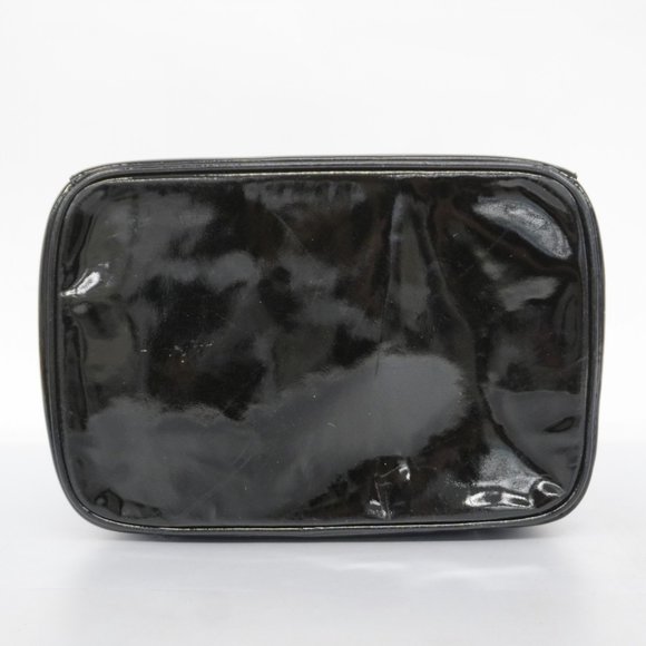 CHANEL Black Patent Leather Vanity Bag - Picture 3 of 16